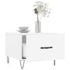 vidaXL Soffbord 2 st vit högglans 50x50x40 cm konstruerat trä