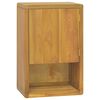 vidaXL V&auml;ggmonterat badrumssk&aring;p 45x30x70 cm massiv teak