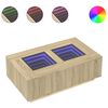 vidaXL Soffbord med Infinity LEDs sonoma-ek 116x69x40 cm