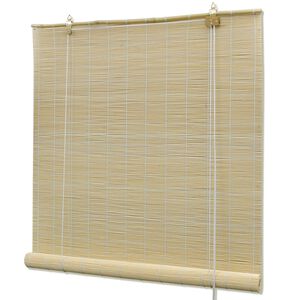 vidaXL Rullgardin bambu 140x220 cm naturlig