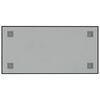 vidaXL V&auml;ggmonterad magnettavla svart 60x30 cm h&auml;rdat glas