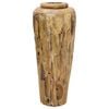 vidaXL Dekorativ vas 40x100 cm massiv teak