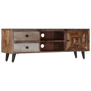 vidaXL TV-b&auml;nk 118x30x40 cm massivt mangotr&auml;