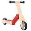 vidaXL Sparkcykel f&ouml;r barn 2-i-1 r&ouml;d