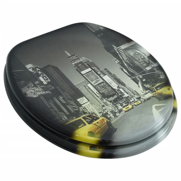 vidaXL Toalettsits i MDF New York