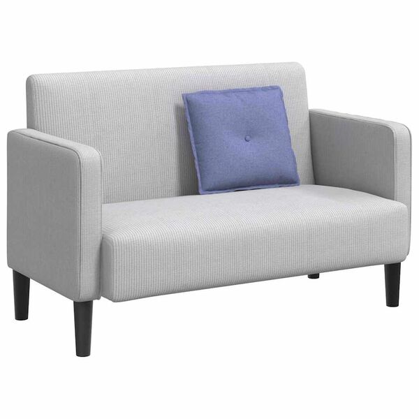 vidaXL Ryggkudde Jeansbl&aring; 50 x 19 x 45 cm tyg