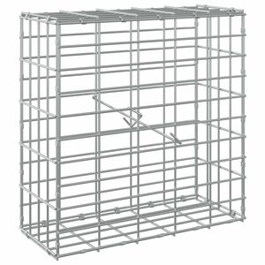 vidaXL Gabion med 5 mm Tr&aring;d och 5x10 cm Maska 50x20x50 cm