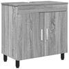 vidaXL Badrums vaskenhet Gr&aring; Sonoma 60 x 35 x 60 cm Konstruerat tr&auml;