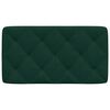 vidaXL Headboard Cushion Dark Green 90 cm Velvet