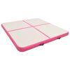 vidaXL Uppbl&aring;sbar gymnastikmatta med pump 200x200x10 cm PVC rosa
