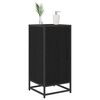 vidaXL Sideboard Svart Ek 35,5 x 35 x 76 cm