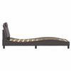 vidaXL Bed Frame "Viana" without Mattress Grey 80x200 cm Faux Leather