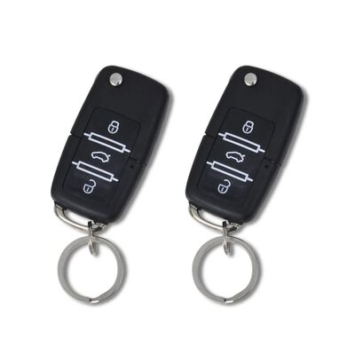 Centrallås för bil med 2 nycklar för VW Skoda Audi