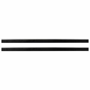 vidaXL Sj&auml;lvh&auml;ftande d&ouml;rrborstlist 2 st 100 cm Aluminiumlegering