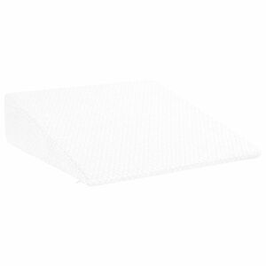 vidaXL Vinklad Kudde 69 x 64 x 19 cm Medium Minneskum Vit
