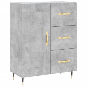vidaXL Sk&auml;nk betonggr&aring; 69,5x34x90 cm konstruerat tr&auml;