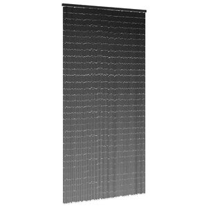 vidaXL Insektsgardin m&ouml;rkgr&aring; 100x200 cm bambu