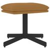 vidaXL Fotpall brun 60x60x36 cm sammet