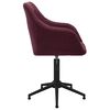 vidaXL Snurrbar kontorsstol lila tyg