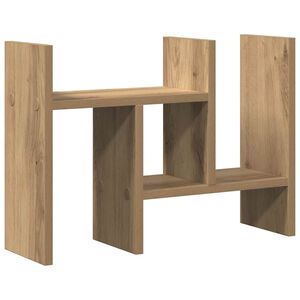 vidaXL Skrivbordsh&aring;llare Artisan-ek 50 x 15,5 x 35,5 cm