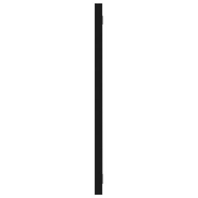 vidaXL Badrumsspegel svart 90x1,5x37 cm spånskiva