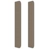 vidaXL Rams&auml;ng med madrass taupe 90x190 cm tyg