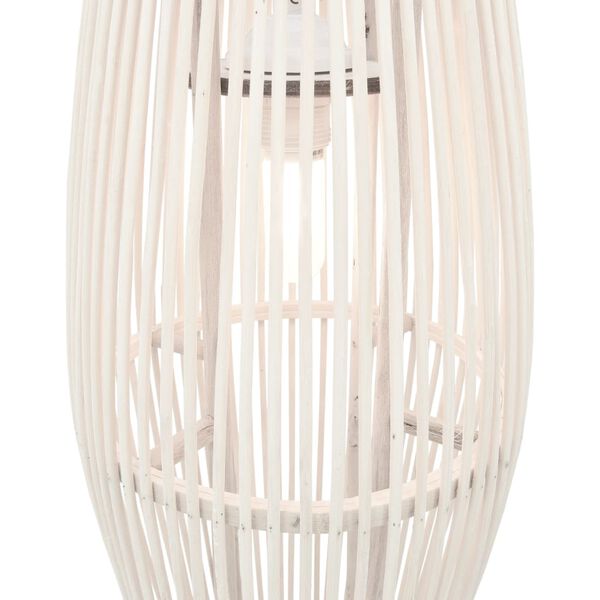vidaXL Taklampa vit pil 40 W 23x55 cm oval E27
