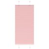 vidaXL Plisserad persienn rosa 55x150cm tyg bredd 54,4cm polyester