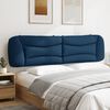 vidaXL Headboard Cushion "Hvar" Blue 200 cm Fabric