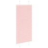 vidaXL Plisserad persienn rosa 55x150cm tyg bredd 54,4cm polyester