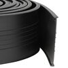 vidaXL Garageportt&auml;tning Svart 70 x 6 mm 2,5 m PVC