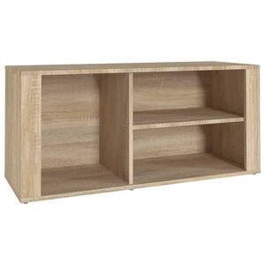 vidaXL Skohylla sonoma-ek 100x35x45 cm konstruerat tr&auml;