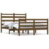 vidaXL S&auml;ngram massiv furu 120x200 cm honungsbrun