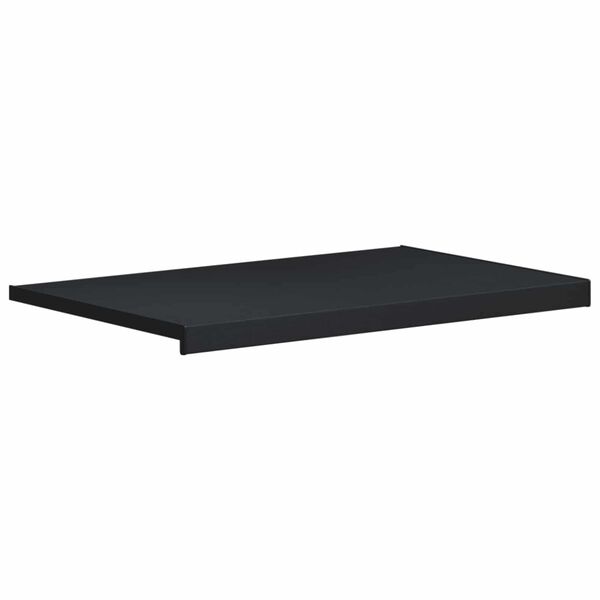 vidaXL F&ouml;nsterbr&auml;da Antracit med tr&auml;korn 80 x 50 x 4,5 cm PVC