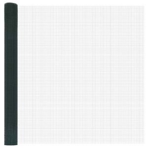 vidaXL Svetsat trådstängsel Grön 1.6 x 10 m Stål