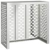 vidaXL T&auml;ckning f&ouml;r Luftkonditionering Silver 110 x 50 x 105 cm