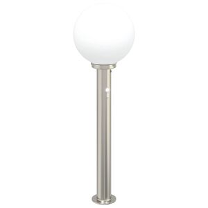 vidaXL Pollare med sensor 80 cm rostfritt st&aring;l IP44