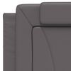 vidaXL Bed Frame "Viana" without Mattress Grey 100x200 cm Faux Leather