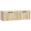 vidaXL V&auml;ggmonterad TV-b&auml;nk Sonoma-ek 98 x 31 x 30 cm Konstruerat tr&auml;