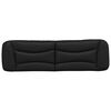 vidaXL Headboard Cushion "Hvar" Black 183 cm Faux Leather