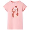 vidaXL T-shirt f&ouml;r barn rosa 116
