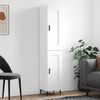 vidaXL Högskåp vit 34,5x34x180 cm konstruerat trä