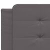 vidaXL Headboard Cushion "Zadar" Grey 200 cm Faux Leather