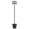 vidaXL Utomhus Solamp with LED Bulb Svart