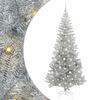 vidaXL Julgran Silver 210 cm PET