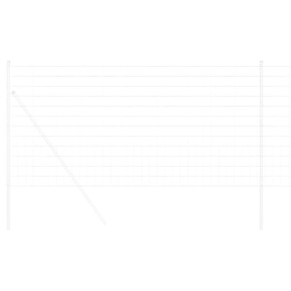 vidaXL Eurogärdsel 1 x 25 m PVC-belagt järn