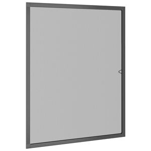 vidaXL Insektsn&auml;t f&ouml;r f&ouml;nster antracit 80x100 cm