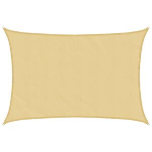 vidaXL Solsegel sandf&auml;rgat 3,5x2,5 m 100% polyesteroxford