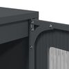 vidaXL Sidoskåp antracit 100,5x39x107 cm kallvalsat stål