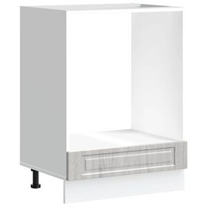 vidaXL &Ouml;versk&aring;p Porto gr&aring; sonoma konstruerat tr&auml;